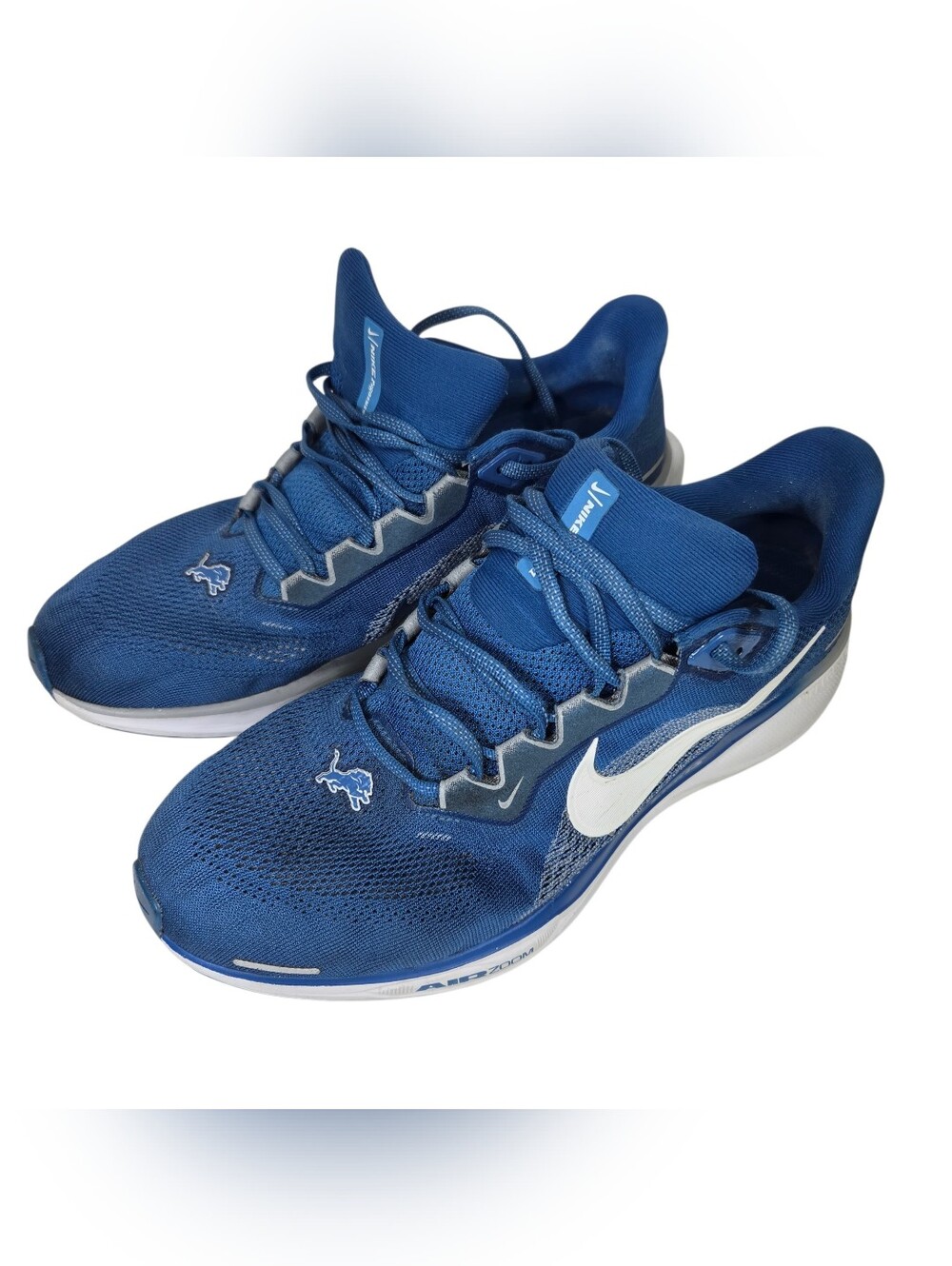 Nike Men’s Royal Blue Running Sneakers with White Swoosh. Size 10